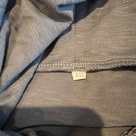 New Mens Lightweight Polyester Dark Grey Hooded Sweatshirt Short Sleeves - Picture 2 of 7